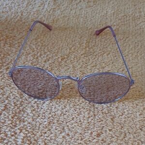 Round Mirror Pink Sunglasses